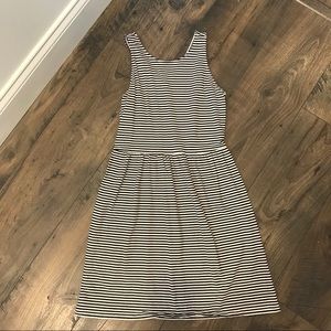 Black & White Stripe Old Navy Sleeveless Dress XL